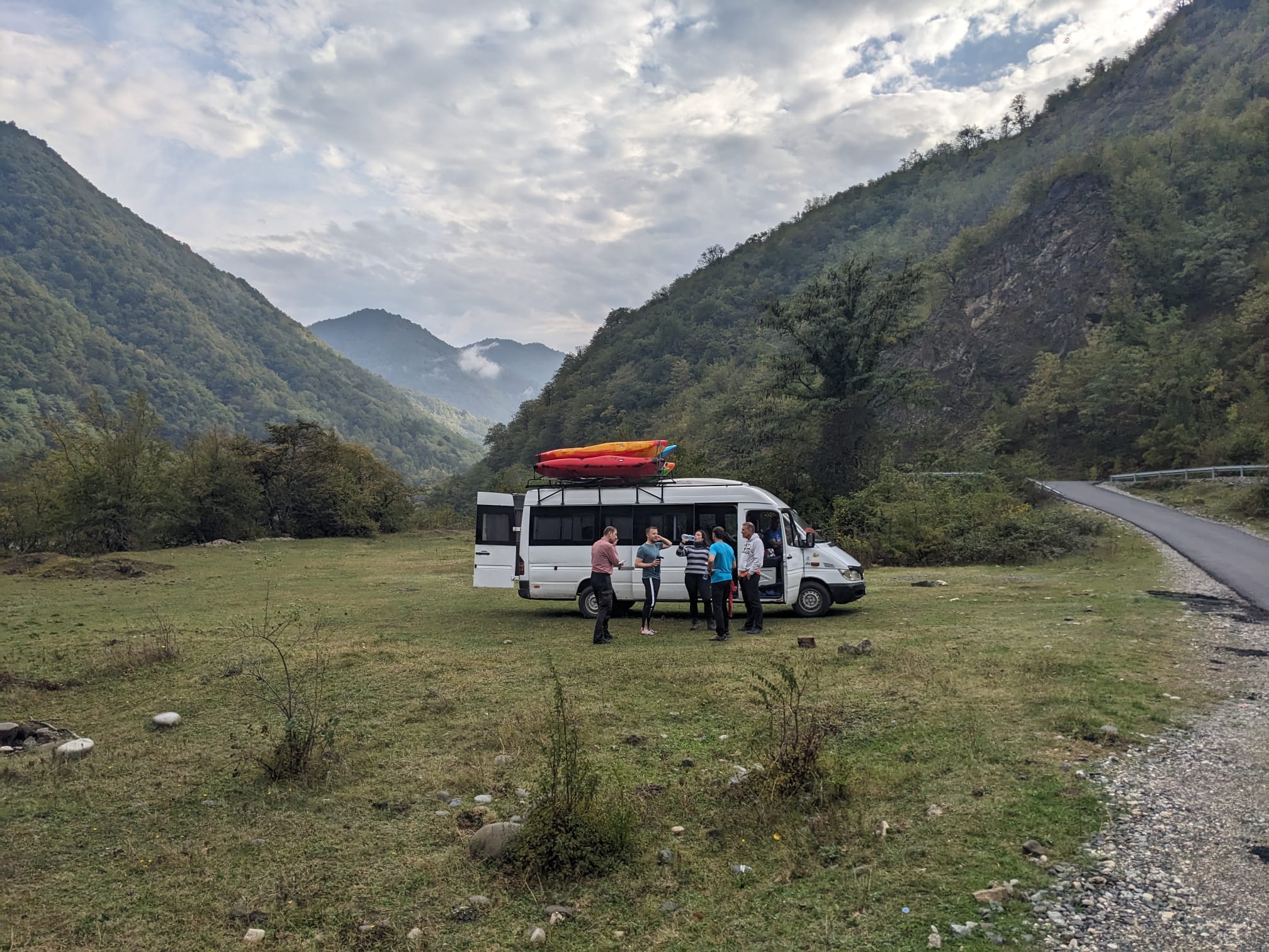 Wildwasser in Georgien